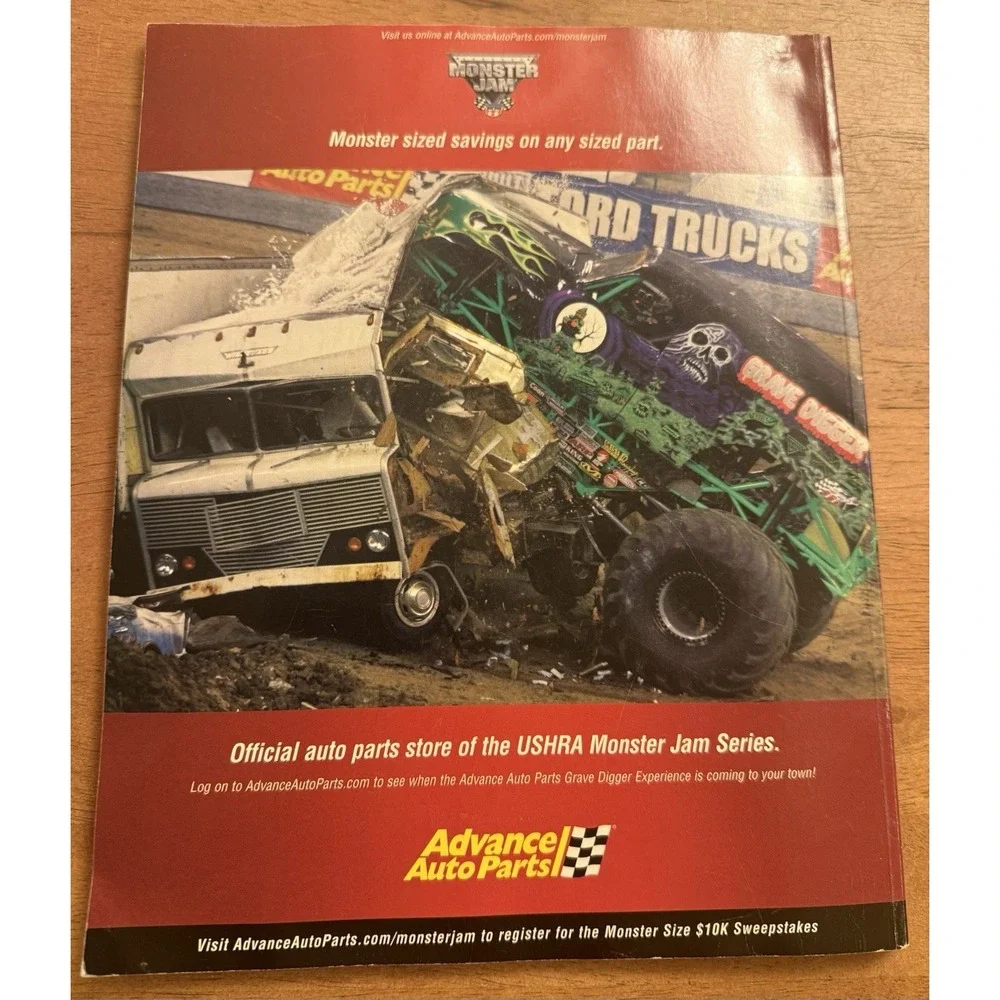 Signed Monster Truck Monster Jam 2008 Official Souvenir Yearbook Grave Digger